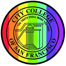 91 logo LGBTQ+ pride colors 